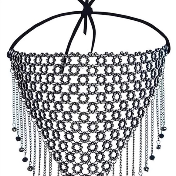 Sparkly Rhinestone Mask - Picture 3 of 4